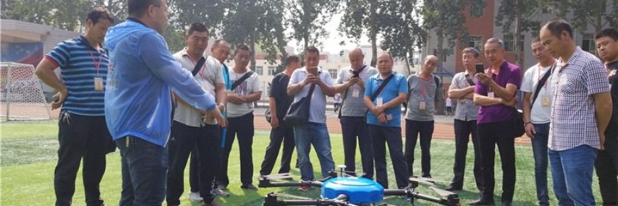2019年9月河北智飛開展省新型職業(yè)農民培育農村“農機手”植保無人機項目培訓課程